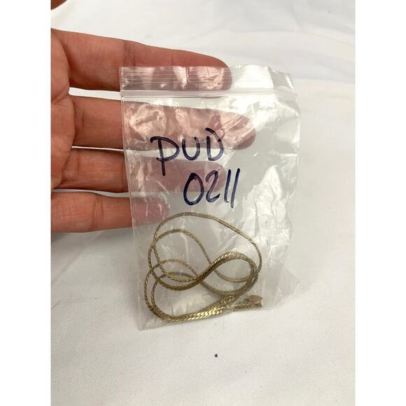 VTG Gold Tone Chain Necklace 19" MCM Elegant Unsigned - Picture 14 of 14